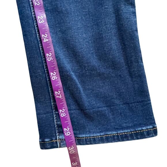 KUT from the Kloth jeans women's sz 4 Blue Catherine Mid Rise Boyfriend Preppy - Picture 14 of 16